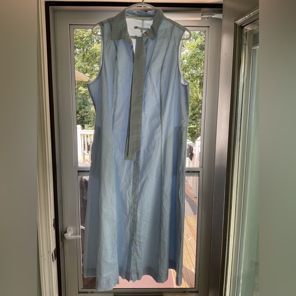 NWT Southern Tide Blue and Green Striped Dress Size XL